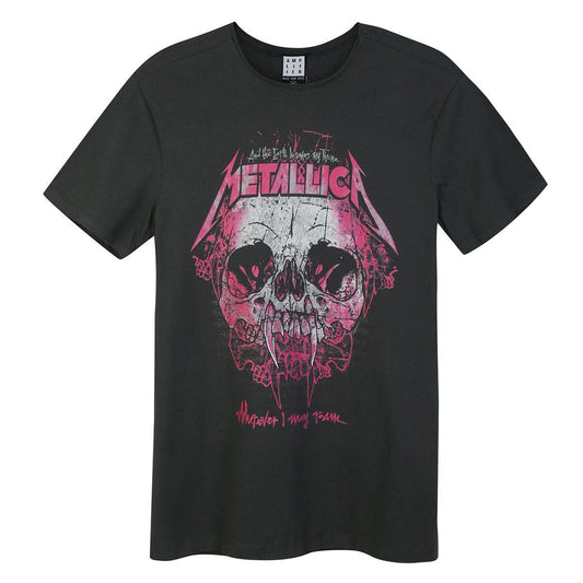 Charcoal - Front - Amplified Unisex Adult Wherever I May Roam Metallica T-Shirt
