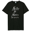 Black - Front - Amplified Unisex Adult Born To Run Bruce Springsteen T-Shirt