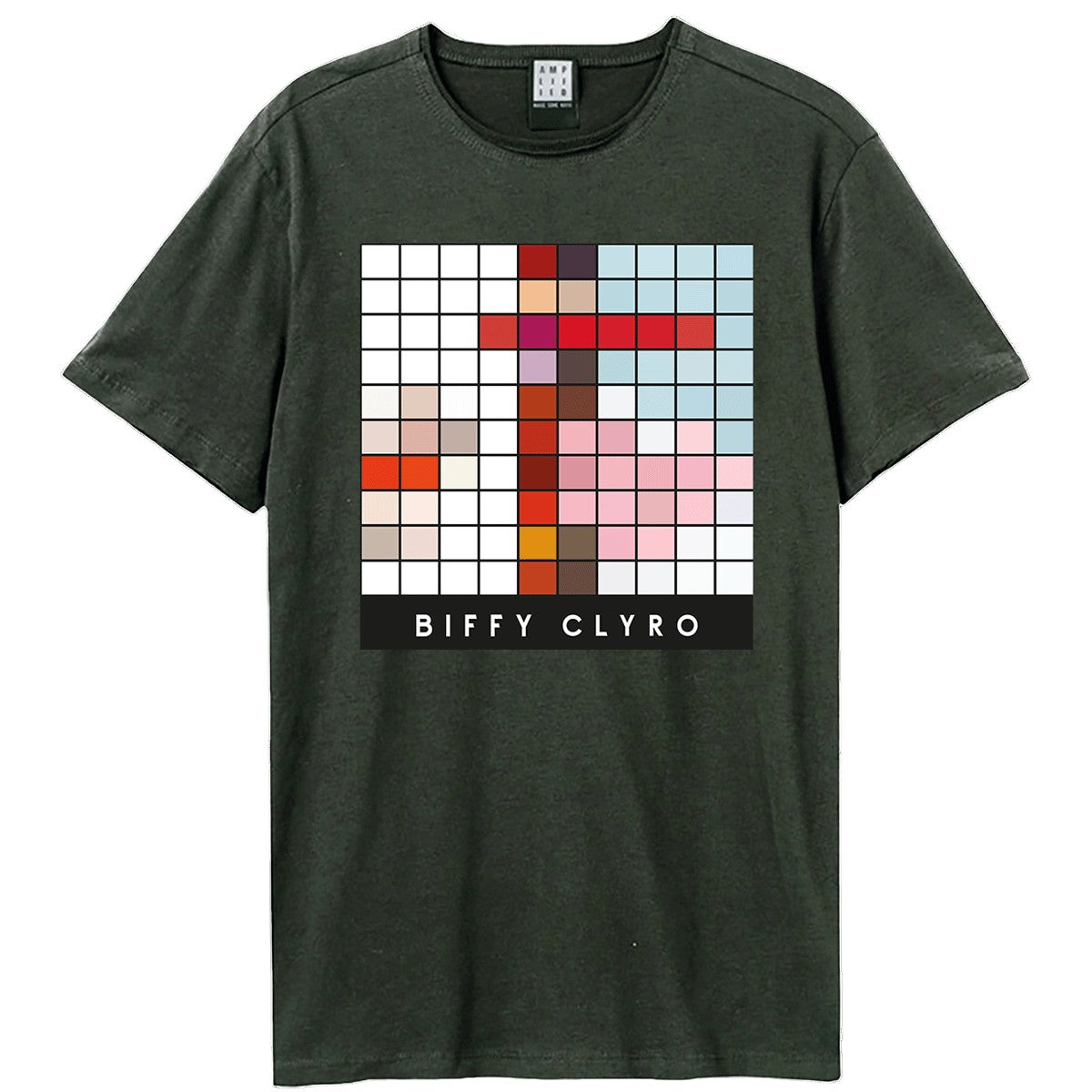 Charcoal - Front - Amplified Unisex Adult The Myth Of Happily Ever After Biffy Clyro T-Shirt