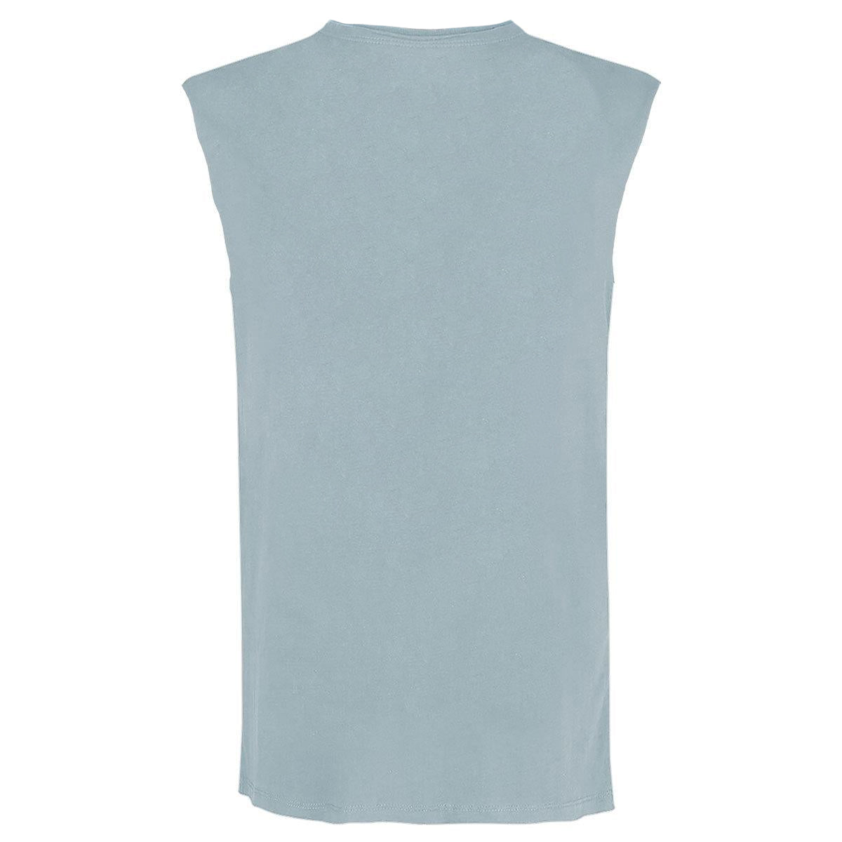 Strange Blue - Back - Amplified Mens Blow Up Your Video AC-DC Sleeveless Tank Top