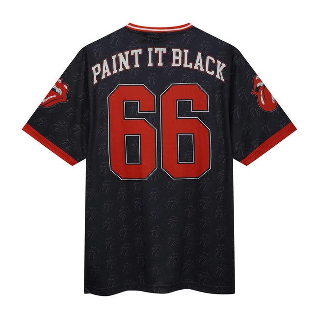 Black - Back - Amplified Unisex Adult Rock FC The Rolling Stones T-Shirt
