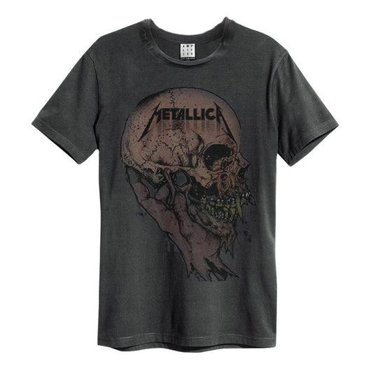 Charcoal - Front - Amplified Unisex Adult Sad But True Metallica T-Shirt