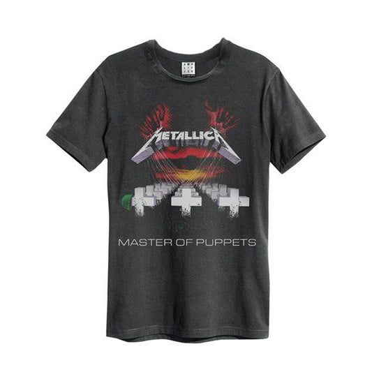 Charcoal - Front - Amplified Unisex Adult Master Of Puppets Metallica T-Shirt