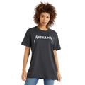 Charcoal - Back - Amplified Unisex Adult Logo Metallica T-Shirt