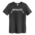 Charcoal - Front - Amplified Unisex Adult Logo Metallica T-Shirt