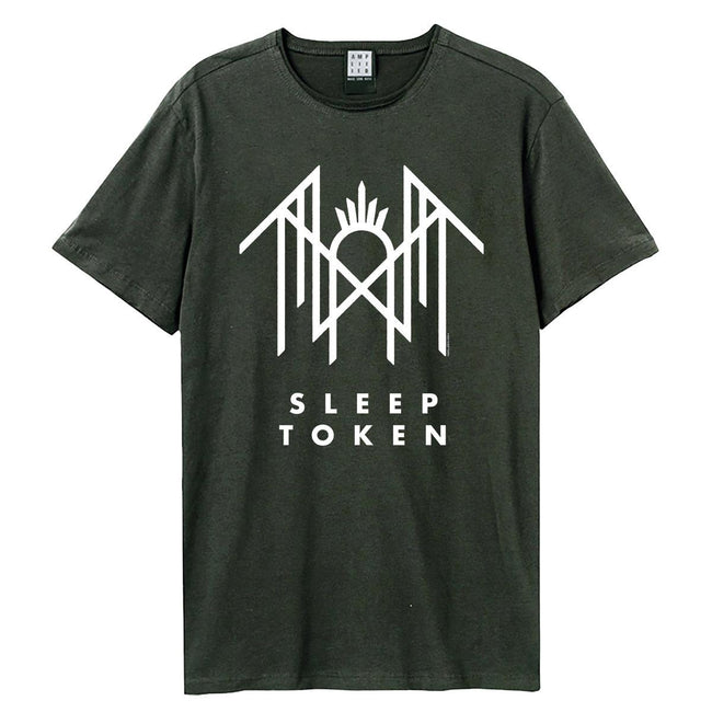 Charcoal - Front - Amplified Unisex Adult Crystalina Logo Sleep Token T-Shirt