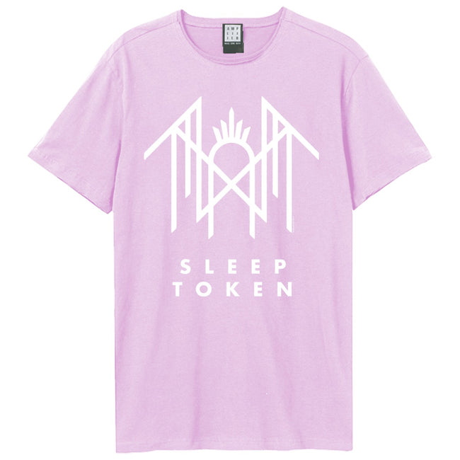 Pink - Front - Amplified Unisex Adult Crystalina Logo Sleep Token T-Shirt