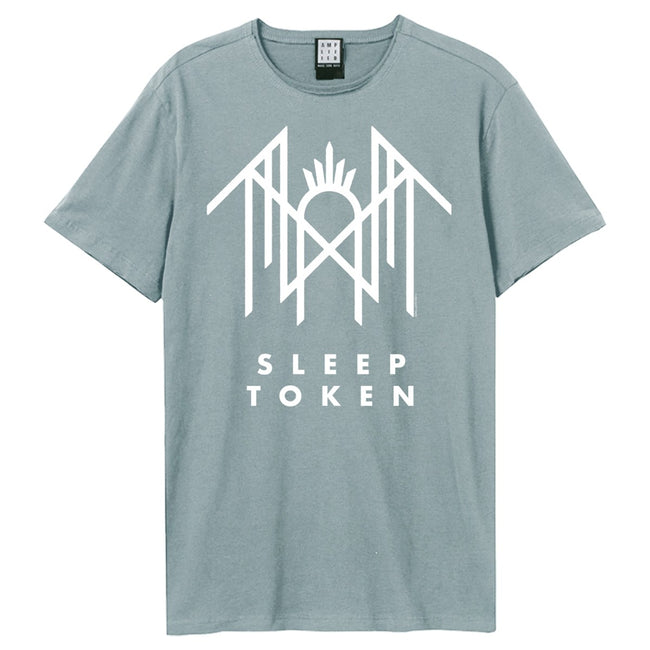 Strange Blue - Front - Amplified Unisex Adult Crystalina Logo Sleep Token T-Shirt