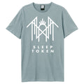 Strange Blue - Front - Amplified Unisex Adult Crystalina Logo Sleep Token T-Shirt
