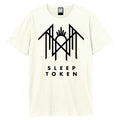 Vintage White - Front - Amplified Unisex Adult Crystalina Logo Sleep Token T-Shirt