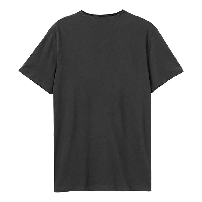 Charcoal - Back - Amplified Unisex Adult Peace Curtis Mayfield T-Shirt