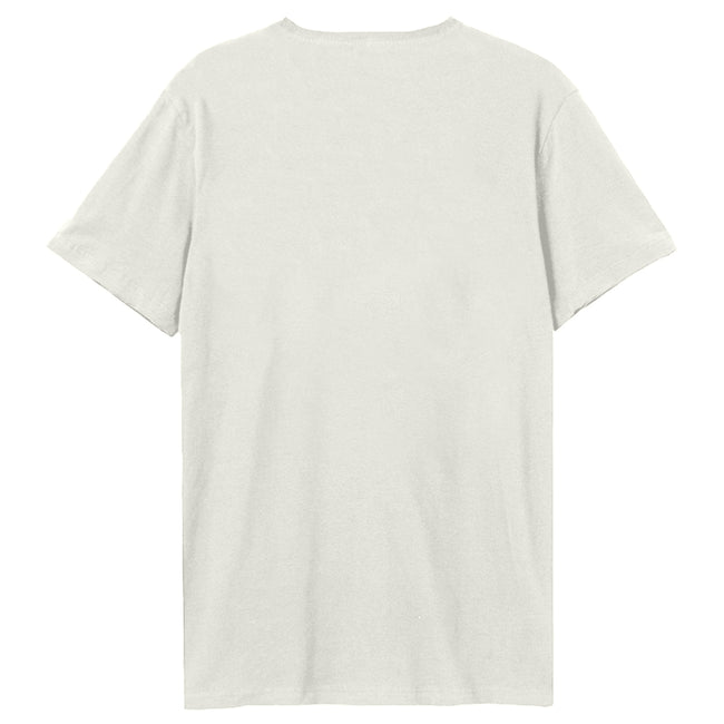 Vintage White - Back - Amplified Unisex Adult Peace Curtis Mayfield T-Shirt