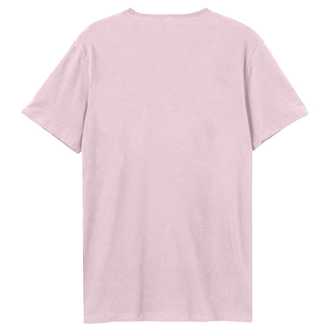 Pink 182 - Back - Amplified Unisex Adult Peace Curtis Mayfield T-Shirt