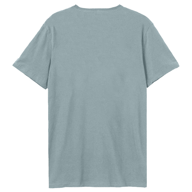 Strange Blue - Back - Amplified Unisex Adult Peace Curtis Mayfield T-Shirt