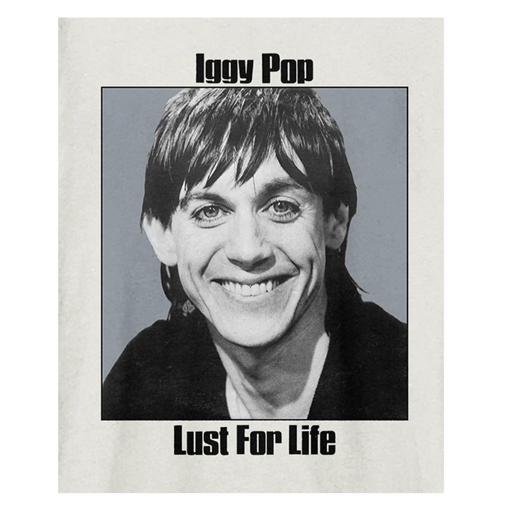 Vintage White - Back - Amplified Unisex Adult Lust For Life Iggy Pop T-Shirt