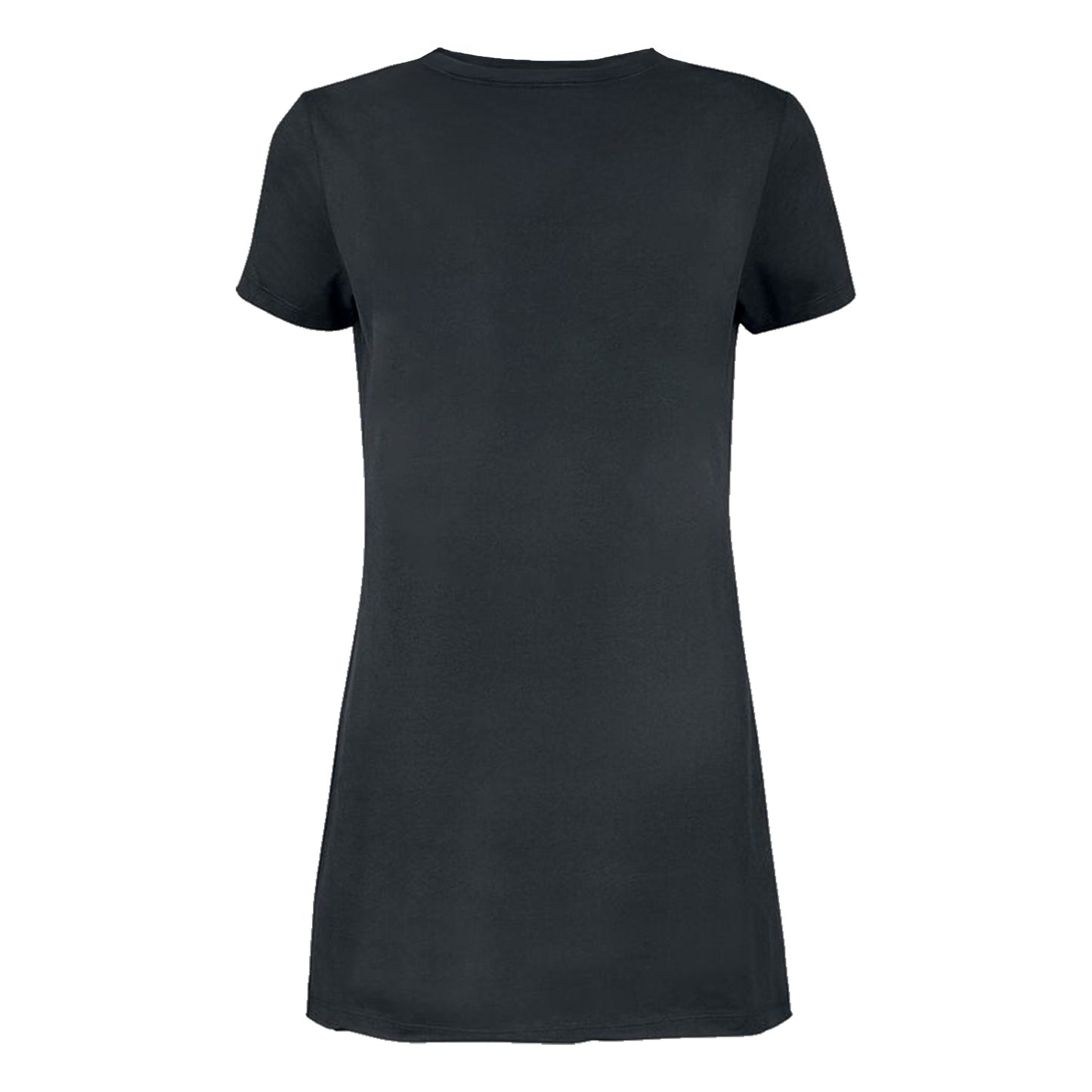 Charcoal - Back - Amplified Womens-Ladies World Sacrifice T-Shirt Dress