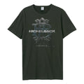 Charcoal - Front - Amplified Unisex Adult Dark Horse Nickelback T-Shirt