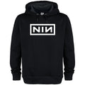 Black - Front - Amplified Unisex Adult NIN Logo Hoodie