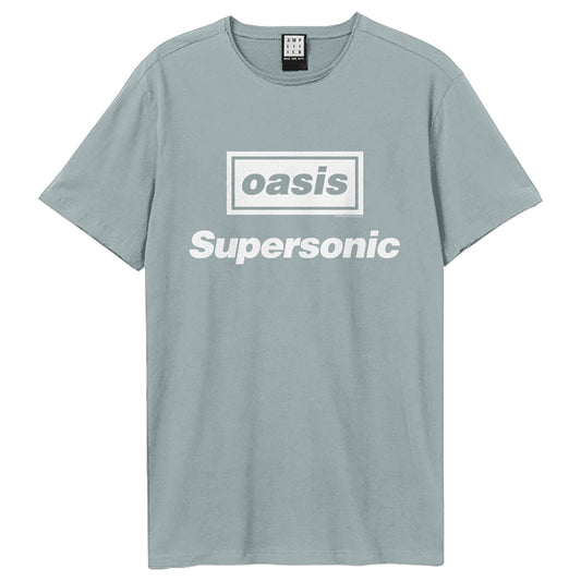 Strange Blue - Front - Amplified Unisex Adult Supersonic Oasis T-Shirt