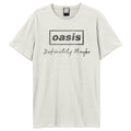 Vintage White - Front - Amplified Unisex Adult Definitely Maybe Distressed Oasis T-Shirt