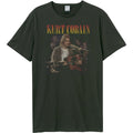 Charcoal - Front - Amplified Unisex Adult Unplugged In New York Kurt Cobain T-Shirt