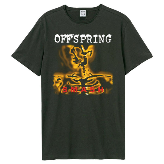 Charcoal - Front - Amplified Unisex Adult Smash Offspring T-Shirt