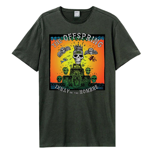 Charcoal - Front - Amplified Unisex Adult Ixnay On The Hombre Offspring T-Shirt