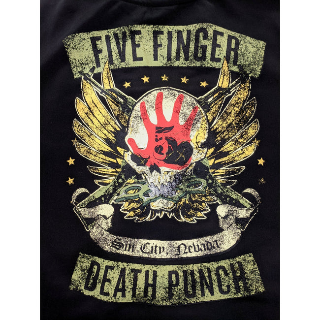 Black - Side - Amplified Mens Sin City FC Five Finger Death Punch Jacket