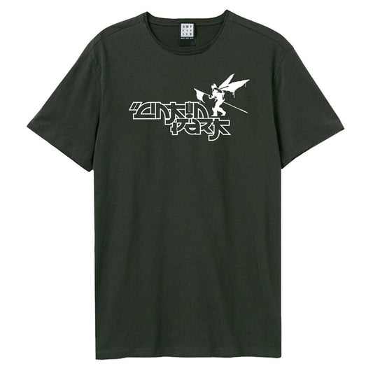Charcoal - Front - Amplified Unisex Adult Crawling Lyrics Linkin Park T-Shirt