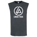 Charcoal - Front - Amplified Unisex Adult Circle Logo Linkin Park Sleeveless Tank Top