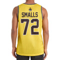 Yellow - Back - Amplified Mens Notorious Big Basketball Jersey