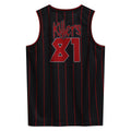 Black-Red - Back - Amplified Mens Iron Maiden Basketball Jersey