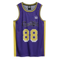 Purple-Yellow - Front - Amplified Mens Cypress Hill Basketball Jersey
