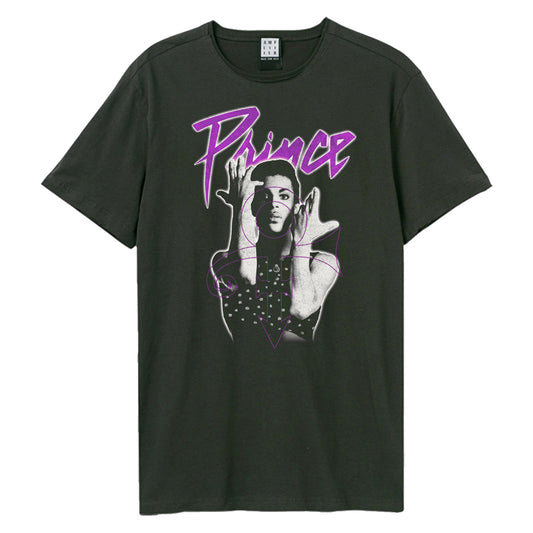Charcoal - Front - Amplified Unisex Adult Revolution Parade Prince T-Shirt