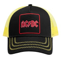 Black-Yellow - Front - Amplified AC-DC Trucker Cap