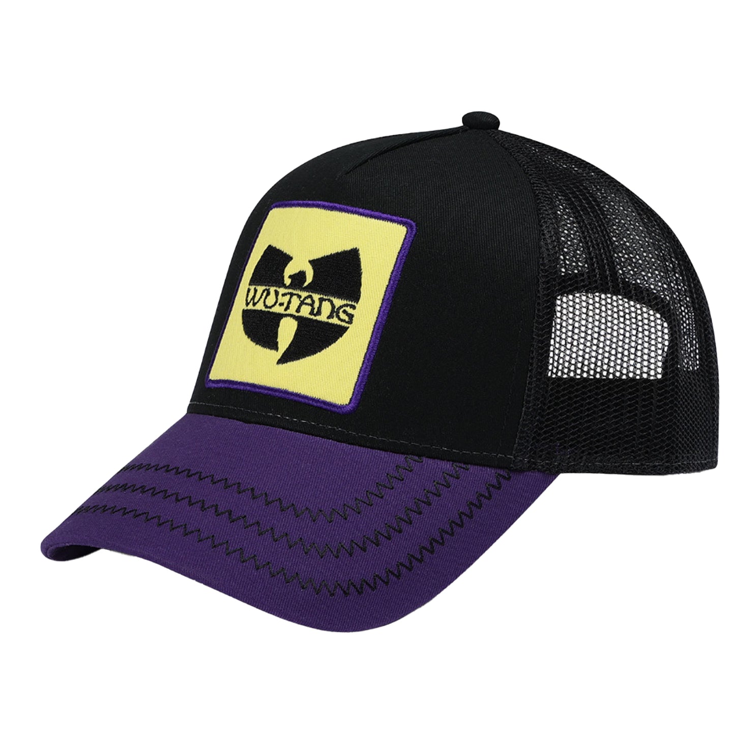 Black - Side - Amplified Wu-Tang Clan Trucker Cap