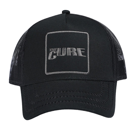 Black - Front - Amplified The Cure Trucker Cap