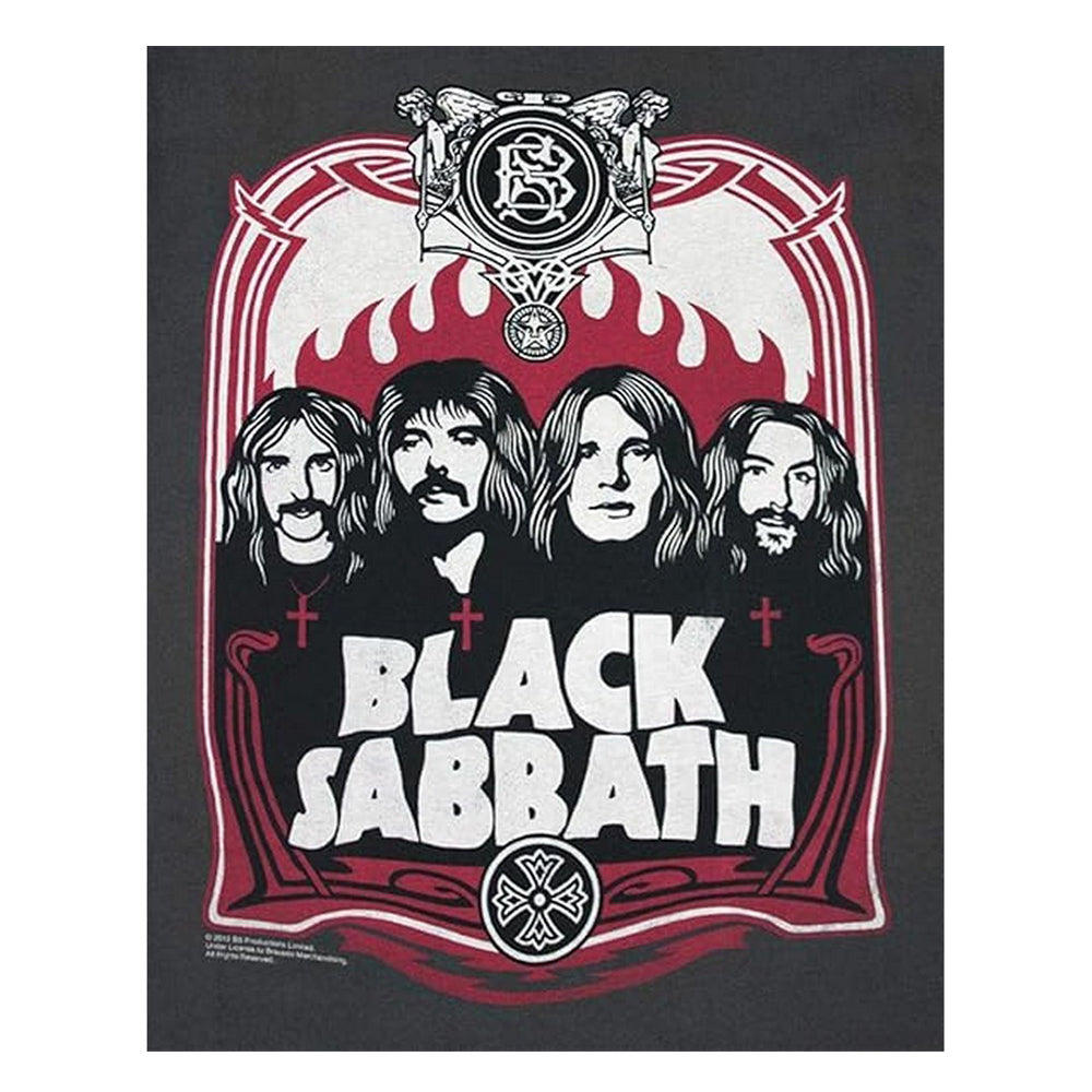 Charcoal - Lifestyle - Amplified Unisex Adult 1972 Black Sabbath T-Shirt