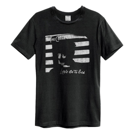 Black - Front - Amplified Unisex Adult Let´s Go To Bed The Cure T-Shirt