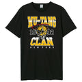 Black-Orange - Front - Amplified Unisex Adult Shooting Hoops Wu-Tang Clan T-Shirt