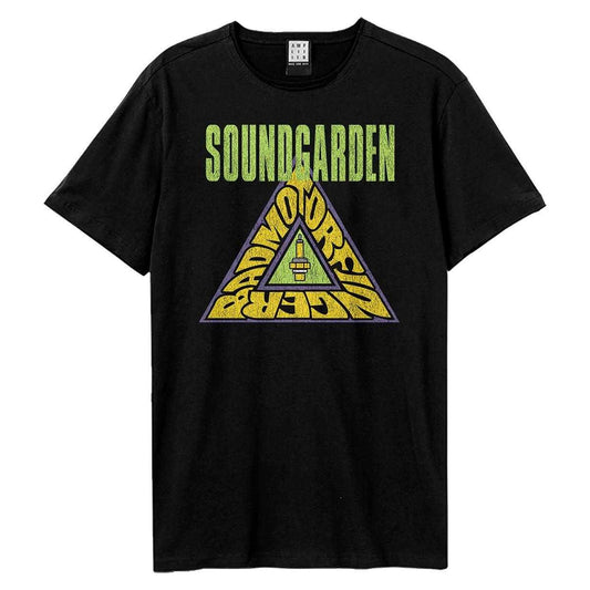 Black - Front - Amplified Unisex Adult Badmotorfinger T-Shirt
