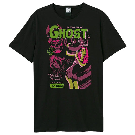 Black - Front - Amplified Unisex Adult Forever Is The Wind Ghost T-Shirt