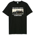 Black - Front - Amplified Unisex Adult Sabotage Beastie Boys T-Shirt