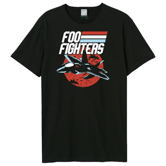 Black - Front - Amplified Unisex Adult Top Dave Foo Fighters T-Shirt