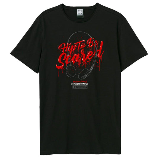 Black - Front - Amplified Unisex Adult Hip To Be Scared Ice Nine Kills T-Shirt