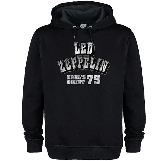 Black - Front - Amplified Unisex Adult Earl´s Court 75 Led Zeppelin Hoodie