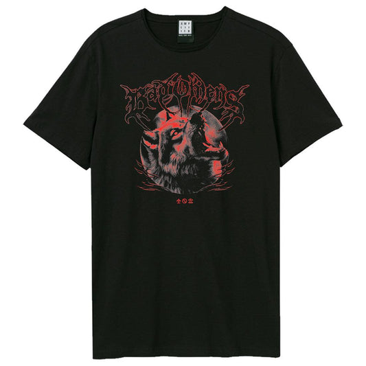 Black - Front - Amplified Unisex Adult Wolf Bad Omens T-Shirt