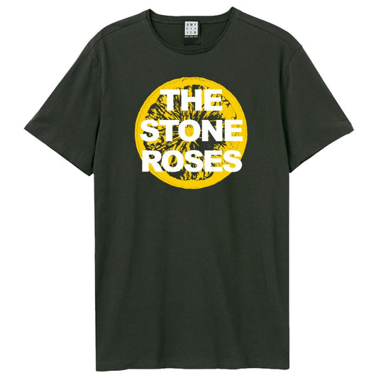 Charcoal - Front - Amplified Unisex Adult Lemon The Stone Roses T-Shirt