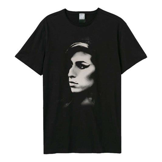 Black - Front - Amplified Unisex Adult Tonal Pose Amy Winehouse T-Shirt