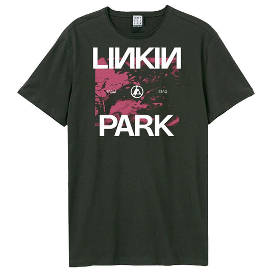 Charcoal - Front - Amplified Unisex Adult From Zero Spill Linkin Park T-Shirt